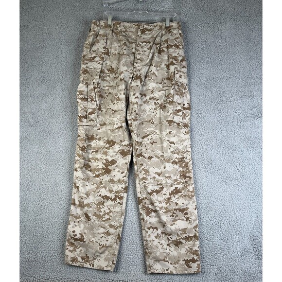 Military Pants Mens 32 x 30 Trousers Desert Marpat Camouflage MCCUU Marines